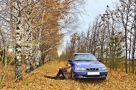 Осенний ракурс автомобиля :-)