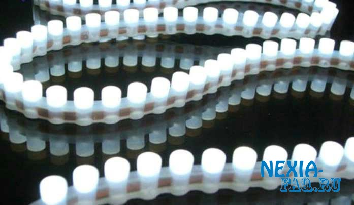 Глазки в углублениях ПТФ на нексии (nexia) N-150