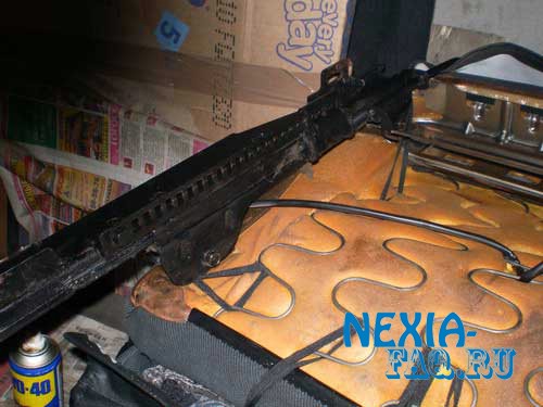 Устранение скрипа сиденья на нексии (nexia)