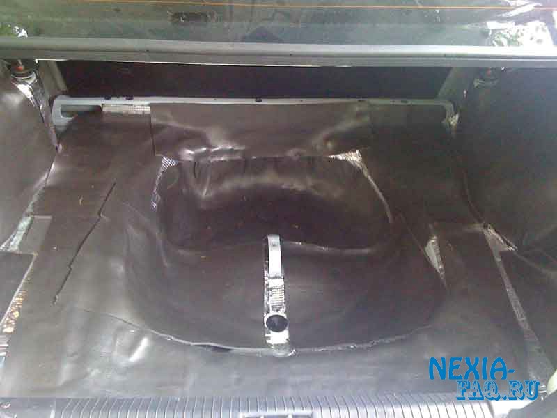 Шумоизоляция багажника нексии (nexia)