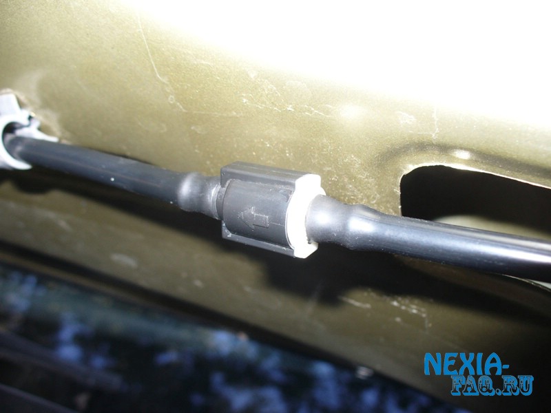Обратный клапан омывателя лобового стекла на нексии (nexia)