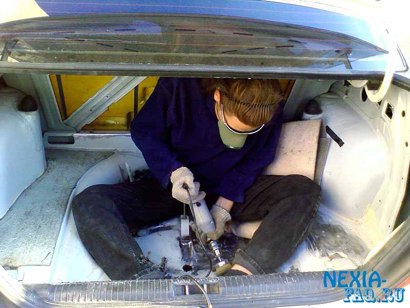 Борьба со ржавчиной в багажнике нексии (nexia)