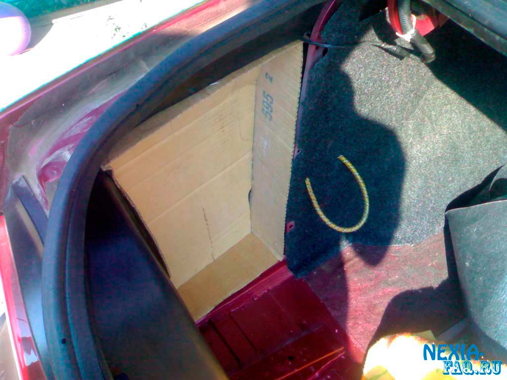 Ящик в багажник нексии (nexia)