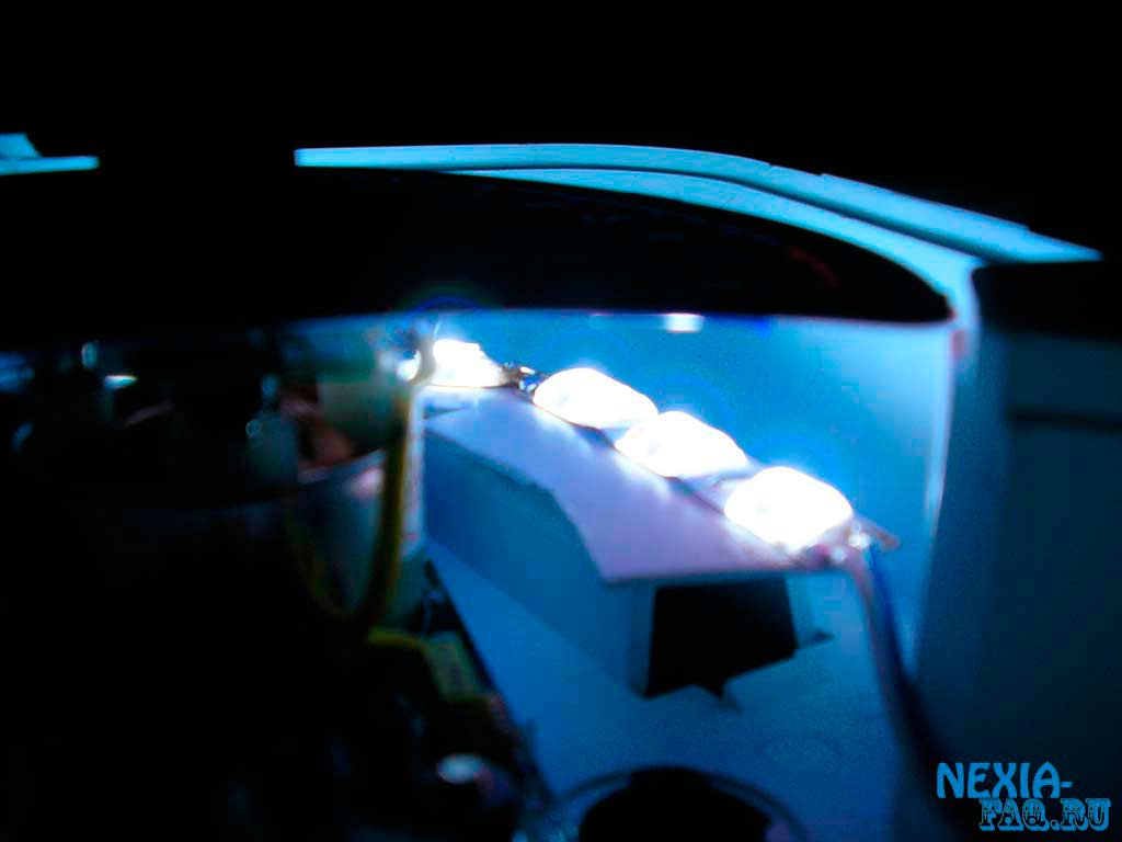 Светодиодная подсветка панели приборов на нексии (nexia)