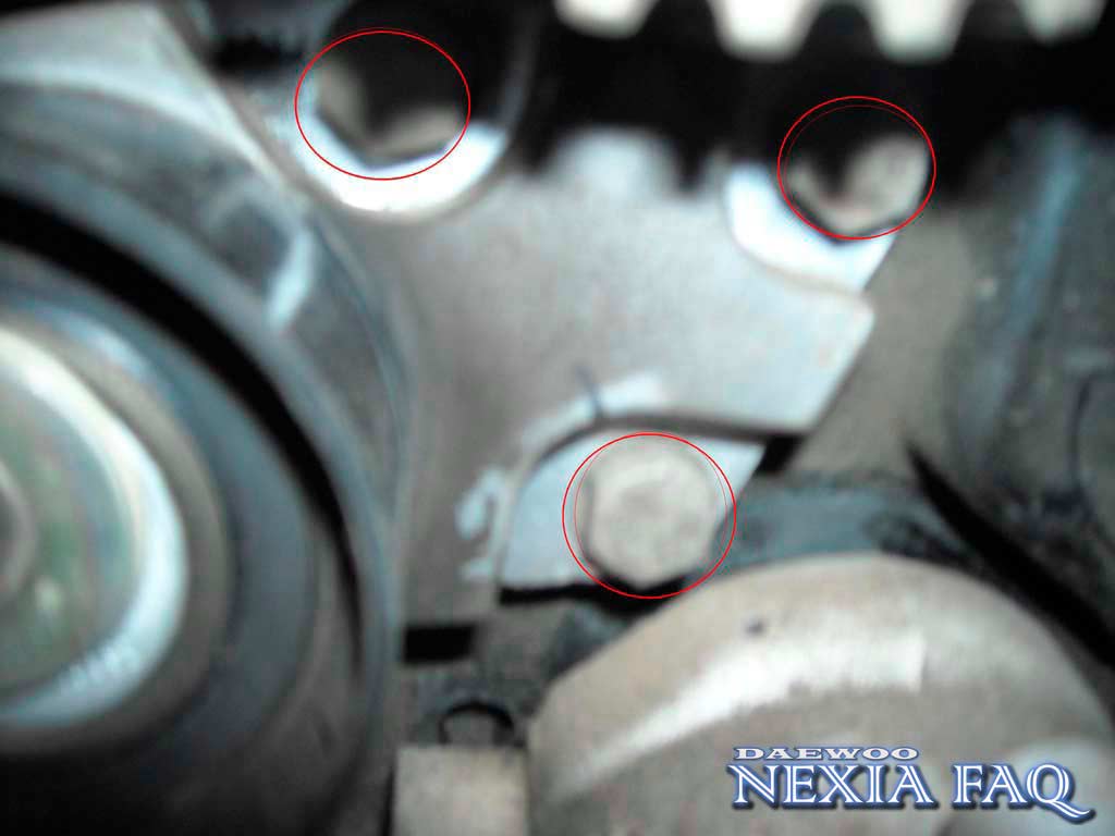 Замена ремня ГРМ на нексии (nexia)