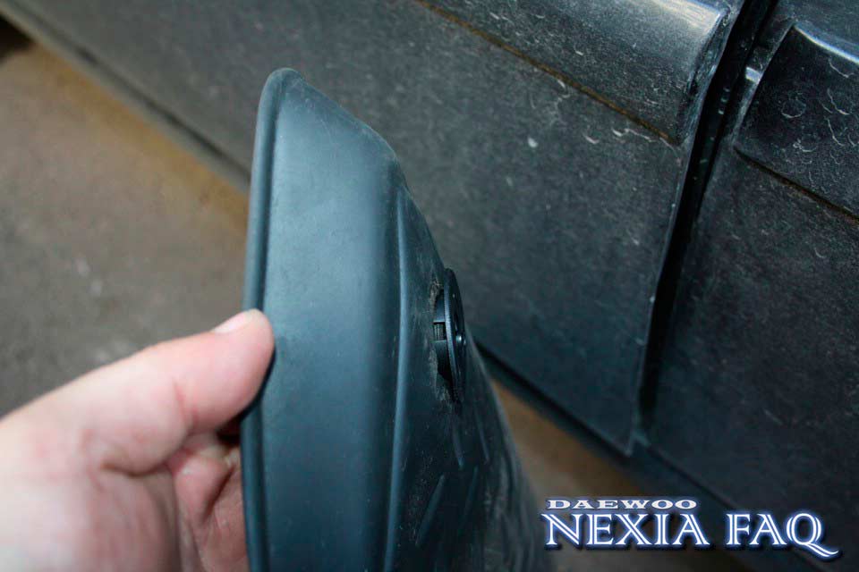 Крепление ковриков на нексии (nexia)