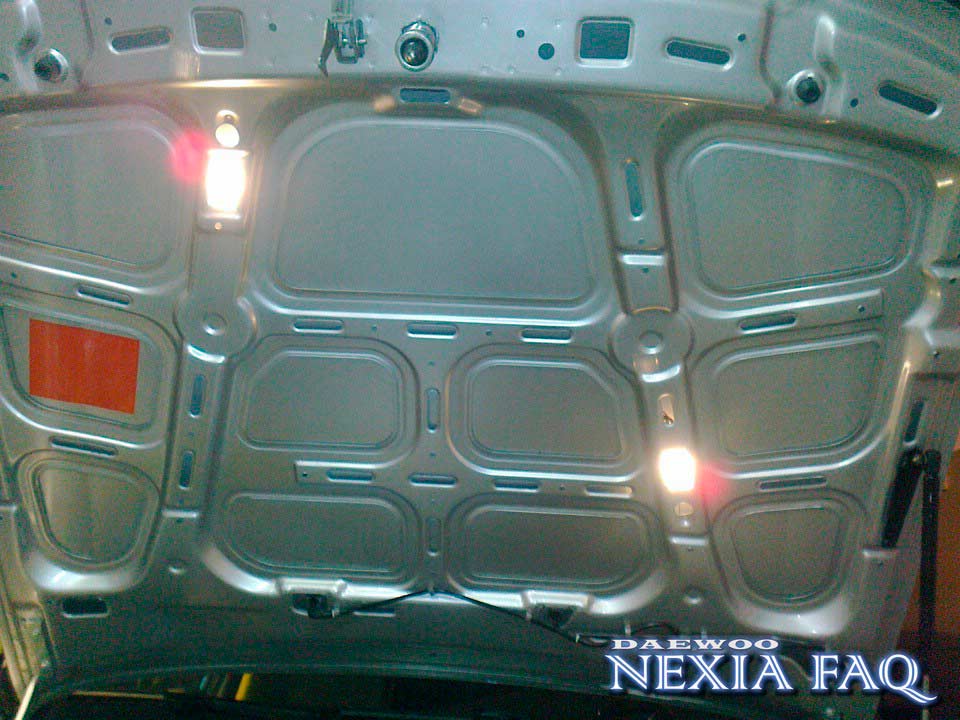 Подсветка капота на нексии (nexia)