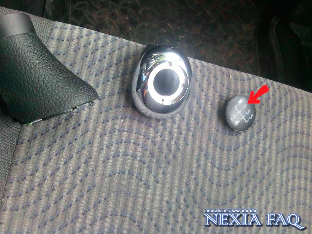 Подсветка ручки КПП на нексии (nexia)