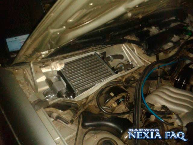 Дополнительный радиатор печки (отопителя) на нексию (nexia)